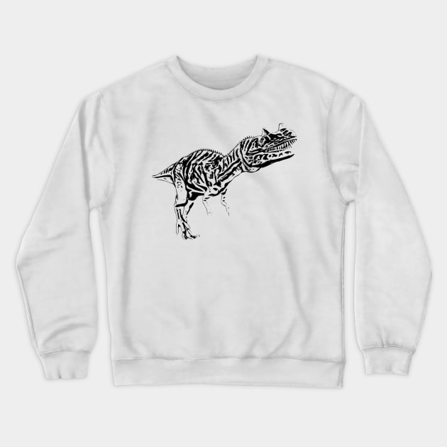 Carnotaurus Crewneck Sweatshirt by Nimmersatt